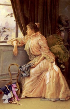 Chambre avec vue sur les femmes Julius LeBlanc Stewart Peinture à l'huile